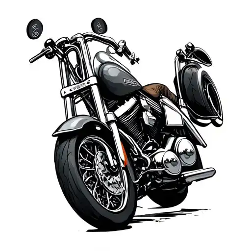 Harley Davidson tattoo design idea