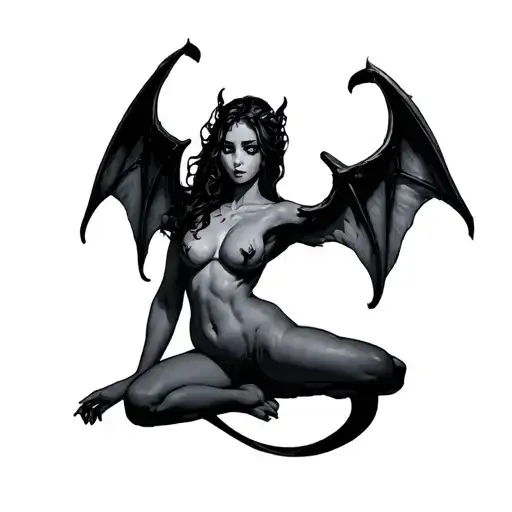 Succubus Womb tattoo design idea