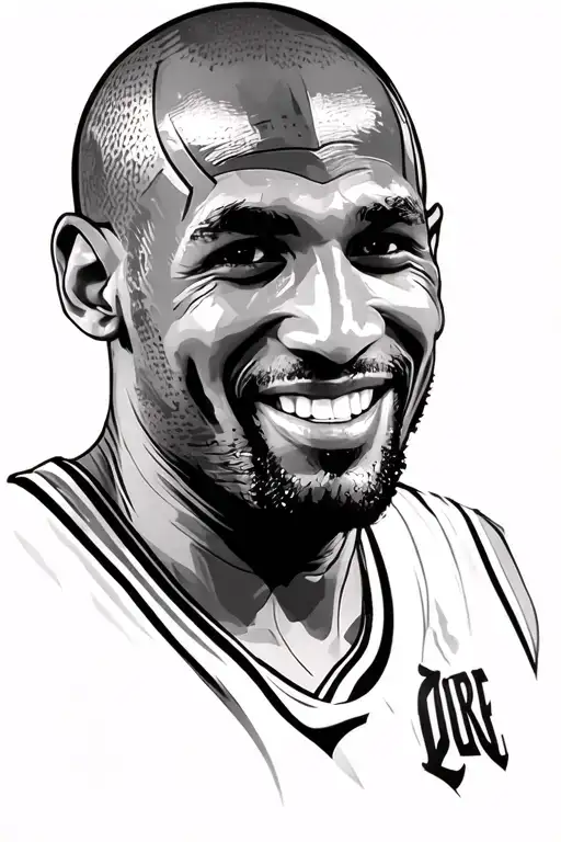 calf sleeve tattoo based on Kobe Bryant and Black Panther tattoo design idea