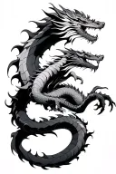 dragon wrapped around upper arm sleeve tattoo tattoo design idea