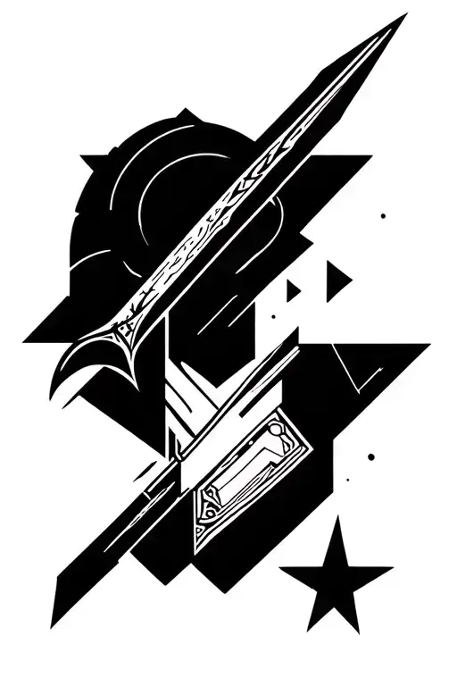 the legend of zelda and fatherhood serving as a reminder tattoo design idea