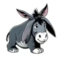Rebel Eeyore tattoo design idea