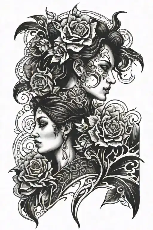 marlen and roberto tattoo design idea