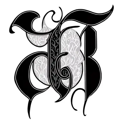 Two Word Ambigram Generator tattoo design idea