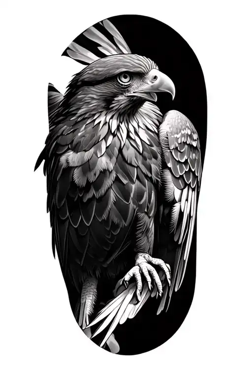 red kite and common buzzard half sleeve tattoo tattoo design idea