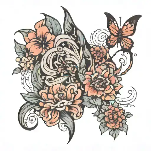 SARAH tattoo design idea
