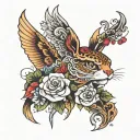 SARAH tattoo design idea