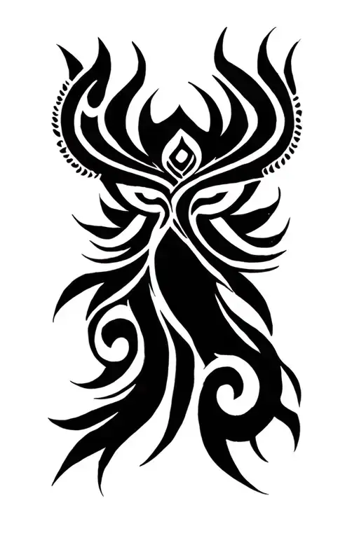 Manga for left arm, Maori style that tells the story of a warrior tattoo design idea