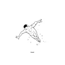 mac miller swimming tattoo design idea