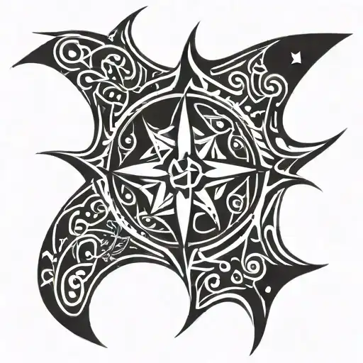 shuriken tattoo design idea