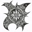 shuriken tattoo design idea