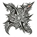 shuriken tattoo design idea