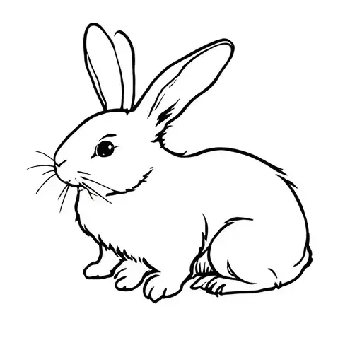 holland lop bunnys tattoo design idea