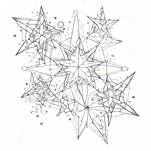 Pleiades tattoo design idea