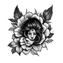 Shemale tattoo design idea