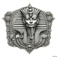 tattoo sketch Pharaoh Cheops tattoo design idea
