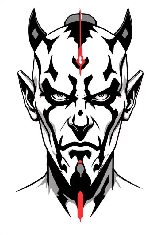 star wars darth maul tattoo design idea