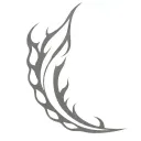 Filler Flames tattoo design idea