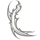 Filler Flames tattoo design idea