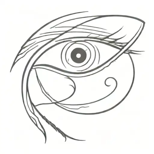 eye of hurricane set in motion" tattoo design idea