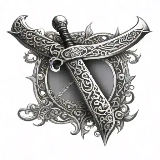 Imam Ali's sword tattoo design idea
