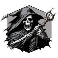grim reaper tattoo design idea