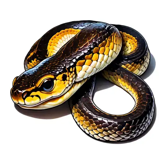 hognose snake tattoo design idea