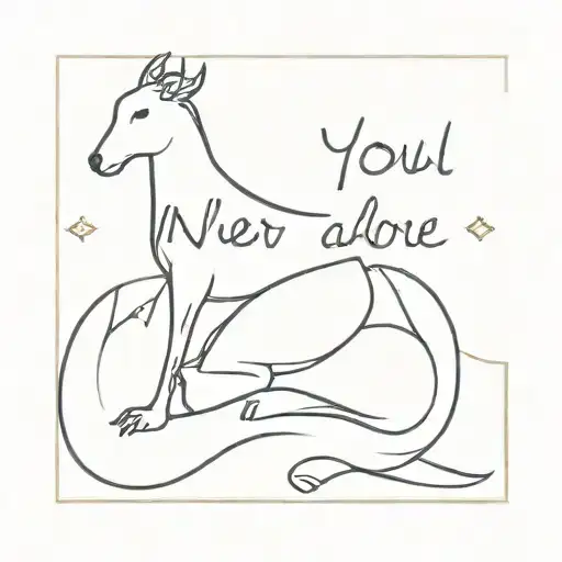 you'll never walk alone tattoo design idea