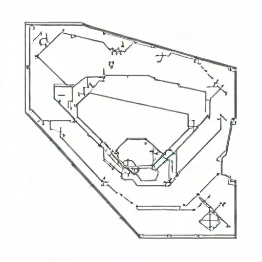 baseball diamond tattoo design idea