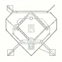baseball diamond tattoo design idea