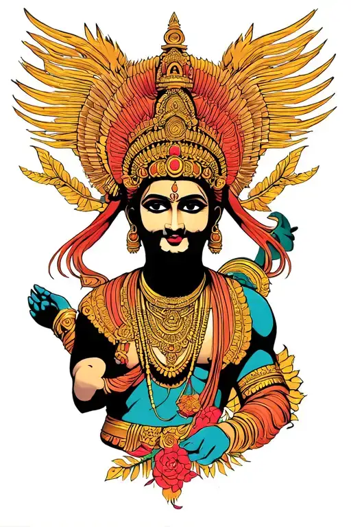 murugan vel tattoo design idea