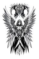 Valkyrie Wings tattoo design idea