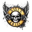 Guns N Roses tattoo design idea