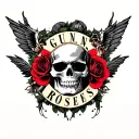 Guns N Roses tattoo design idea
