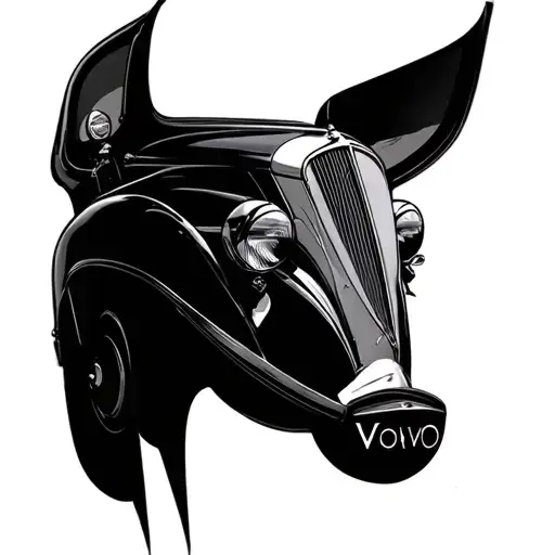 Volvo tattoo design idea