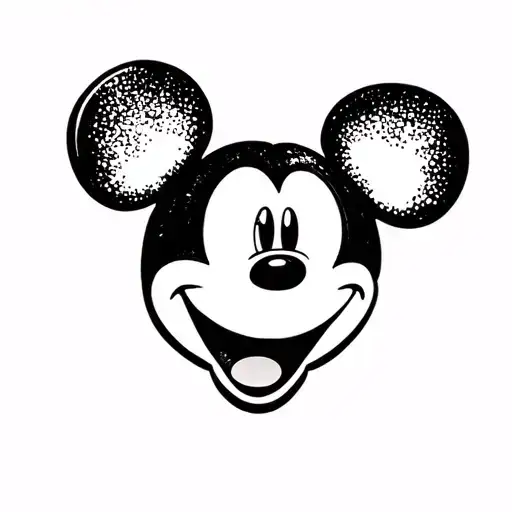 Mickey mouse tattoo design idea