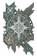 Knight templar tattoo design idea