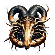 Scorpio Capricorn tattoo design idea