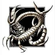 Scorpio Capricorn tattoo design idea