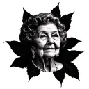 memorial for grandma  tattoo design idea