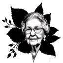 memorial for grandma  tattoo design idea