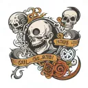 Soul eater quote tattoo design idea