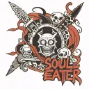 Soul eater quote tattoo design idea