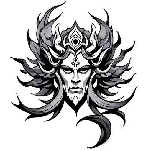 Vajra tattoo design idea