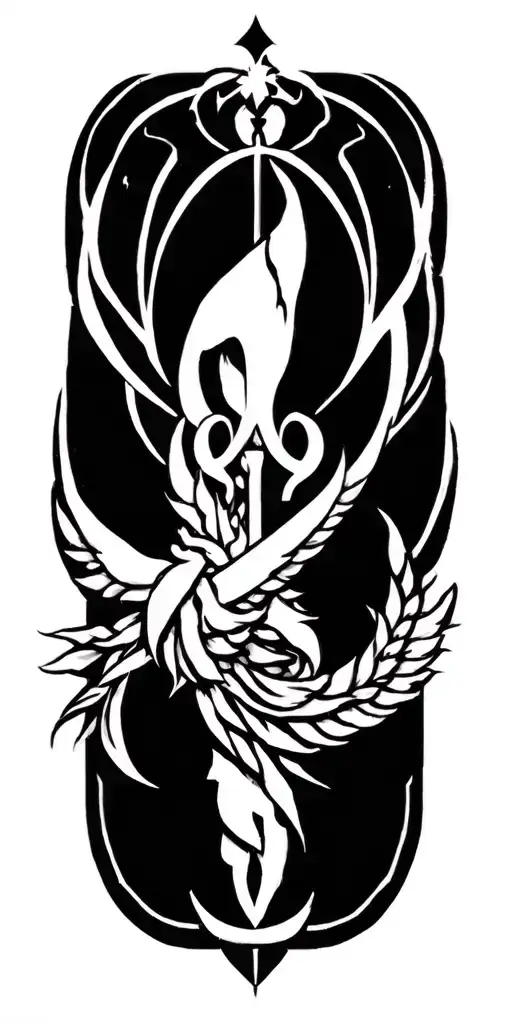 greek god kairos tattoo design idea