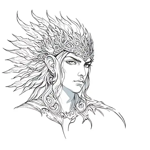 Karna Theres The Sybol tattoo design idea