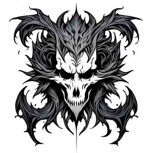 belial tattoo design idea