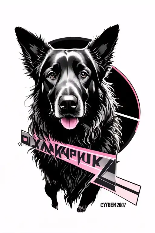 rdr2, cyberpunk 2077, pink floyd, basketball, golden retriever, tattoo design idea