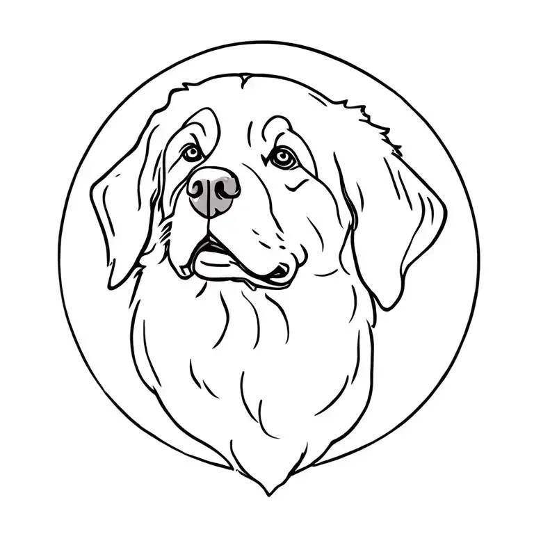Bernese tattoo design idea