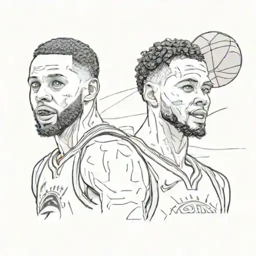 stephen curry and sai nikesh name should be present also tattoo design idea
